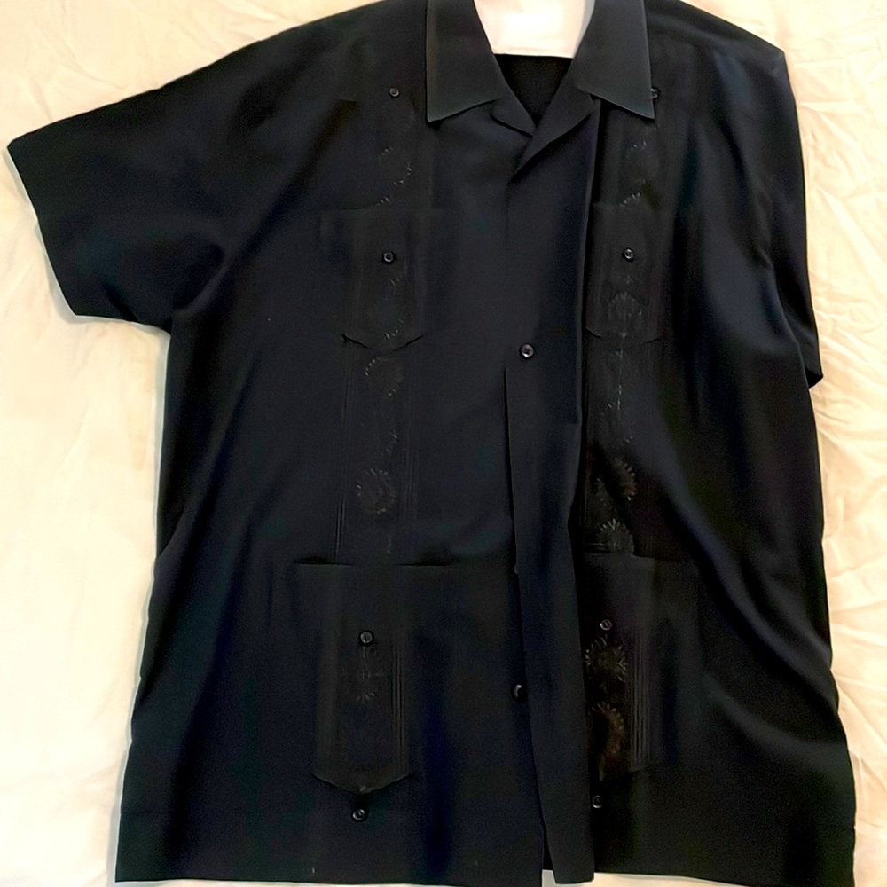 Black Cuban Shirt